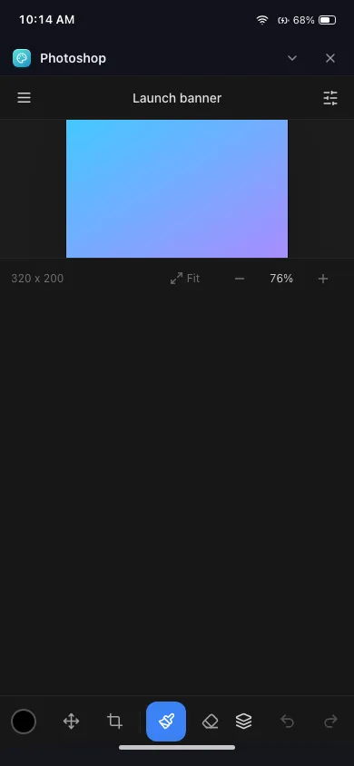 Photoshop on phone