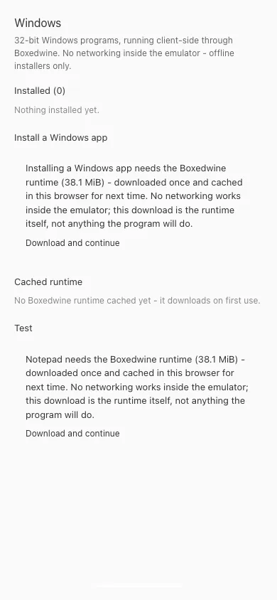 Windows on phone